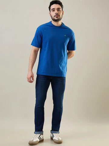 Dark Indigo Ferdinand Slim Tapered Fit Jeans Tim Paris