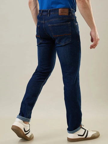 Dark Indigo Ferdinand Slim Tapered Fit Jeans Tim Paris
