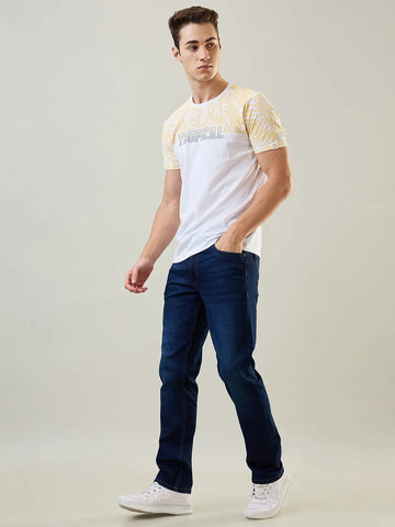 Tim Paris Jeans: Dark Indigo Denim Stretch Tim Paris