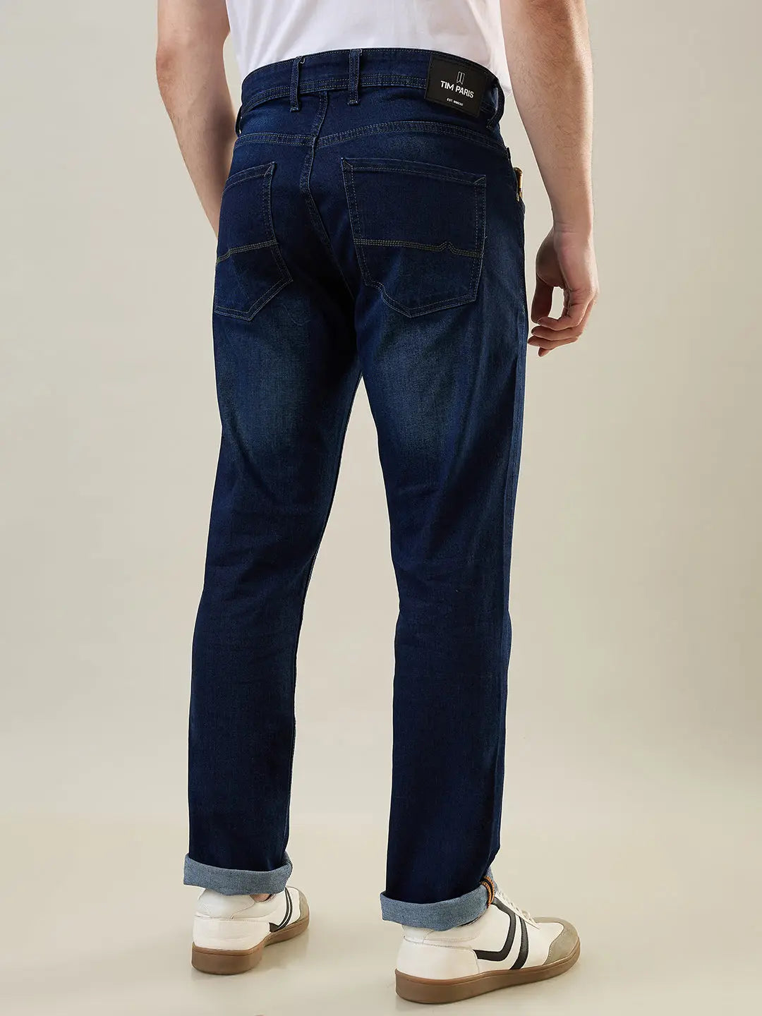 Dark Tint Parker Slim Straight Jeans TIM PARIS