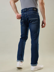 Dark Indigo Parker Slim Straight Fit Jeans