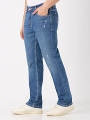Light Indigo Parker Slim Straight Jeans