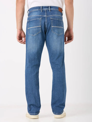 Light Indigo Parker Slim Straight Jeans TIM PARIS