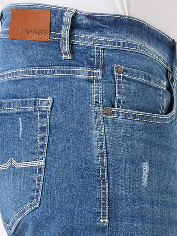 Light Indigo Parker Slim Straight Jeans TIM PARIS