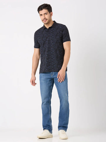 Light Indigo Parker Slim Straight Jeans TIM PARIS