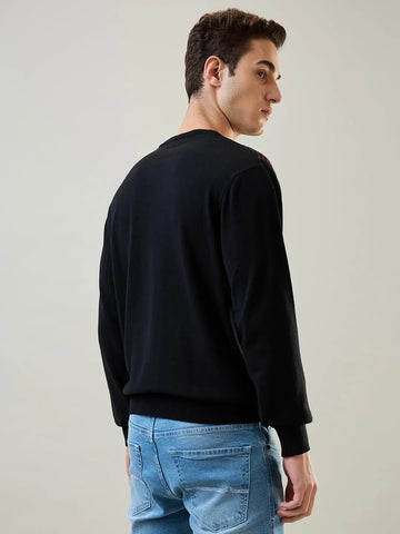 Black Striped Pullover Tim Paris