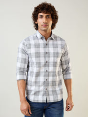 White Checkered Shirt