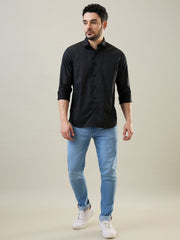 Black Printed Shirt