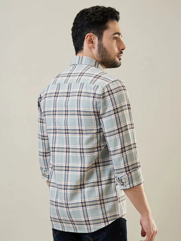 Green Checkered Shirt Tim Paris