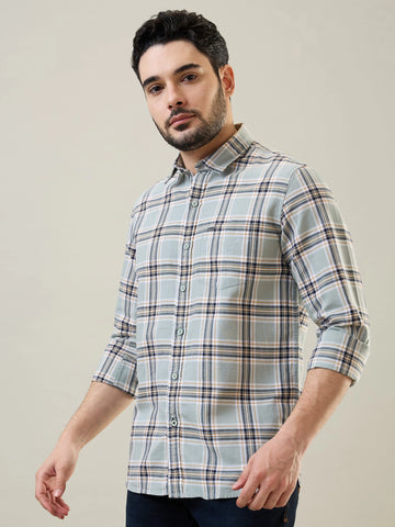 Green Checkered Shirt Tim Paris