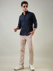 Blue Printed Shirt