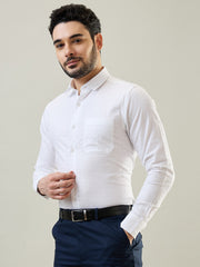 White Solid Shirt
