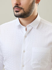 White Solid Shirt