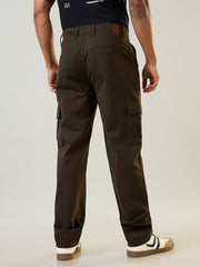 Olive Green Relaxed Fit Cargo