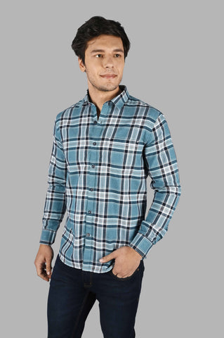 Red Plaid Checked Slim Fit Shirt Tim Paris