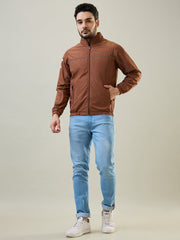 Tan Solid Jacket