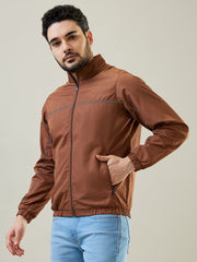 Tan Solid Jacket