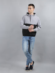 Black Solid Regular Fit Jacket