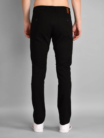 Black Slim Fit Chinos Tim Paris
