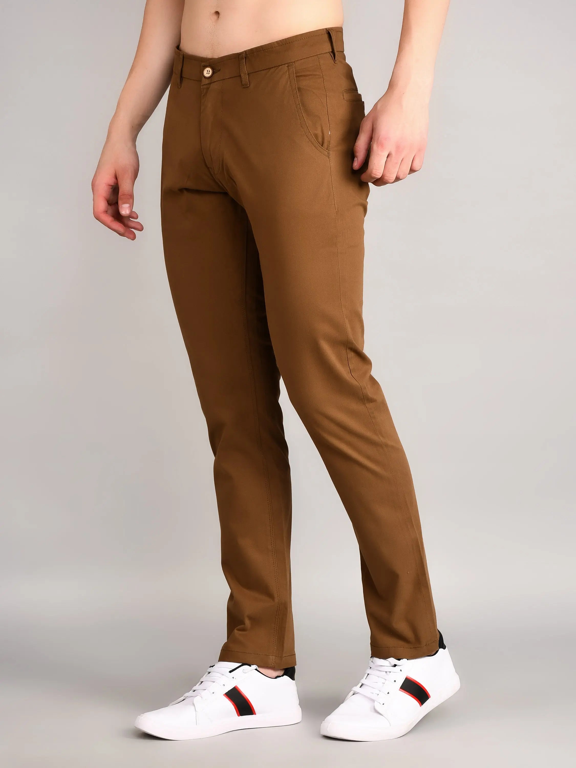 Coffee Louis Slim Tapered Chinos TIM PARIS