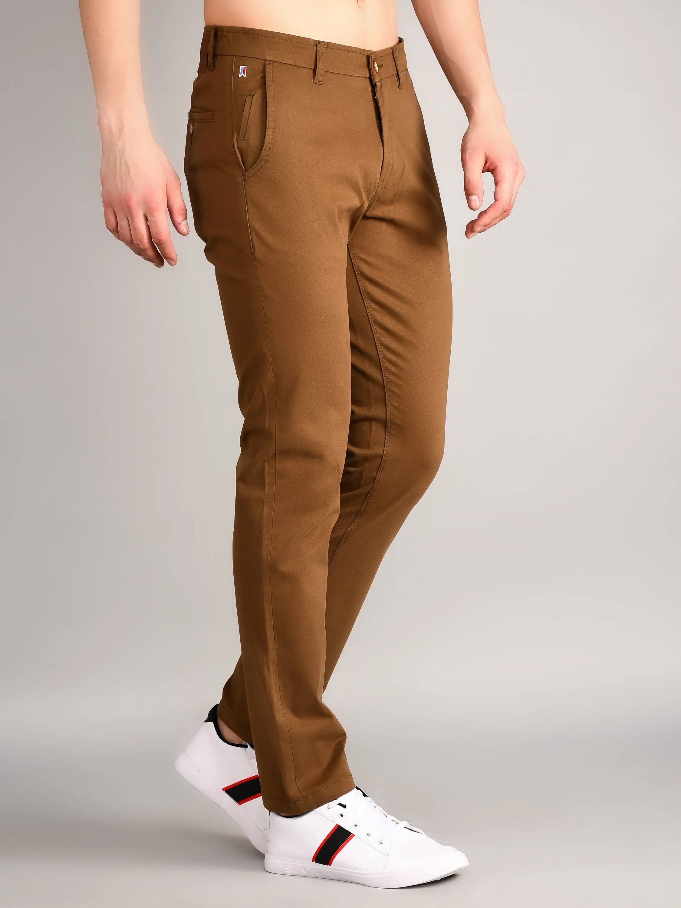 Coffee Louis Slim Tapered Chinos TIM PARIS