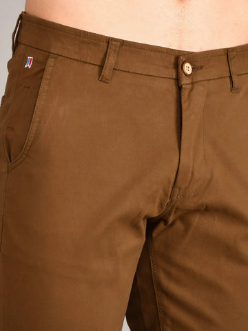 Coffee Louis Slim Tapered Chinos TIM PARIS