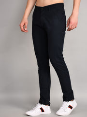 Navy Louis Slim Tapered Fit Chinos