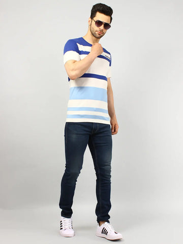 Dark Indigo Ferdinand Slim Tapered Fit Jeans Tim Paris