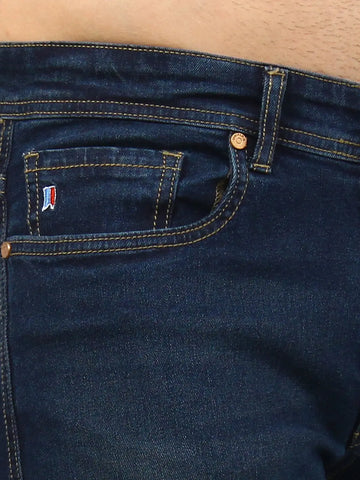Dark Indigo Ferdinand Slim Tapered Fit Jeans Tim Paris