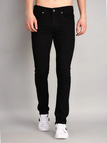 Black Ferdinand Slim Tapered Fit Jeans Tim Paris