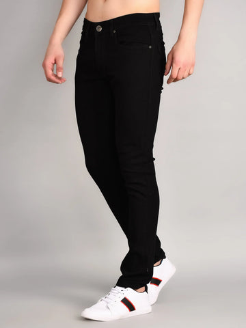 Black Ferdinand Slim Tapered Fit Jeans Tim Paris
