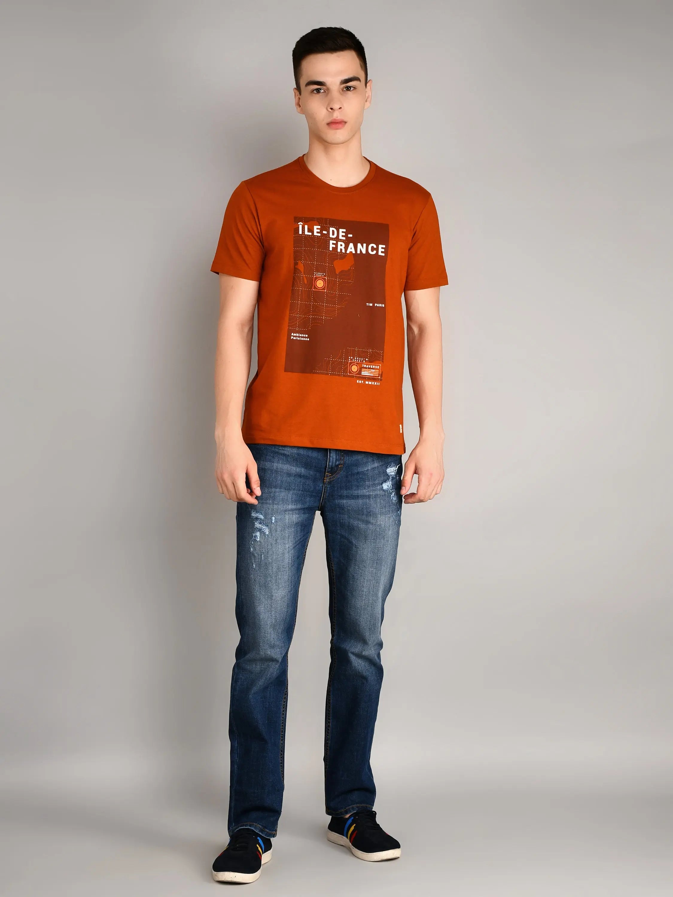 Dark Indigo Logan Straight Fit Jeans Tim Paris