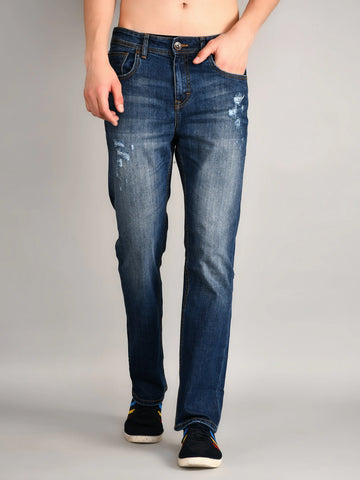 Dark Indigo Logan Straight Fit Jeans Tim Paris