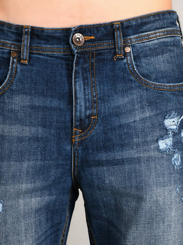 Dark Indigo Logan Straight Fit Jeans Tim Paris