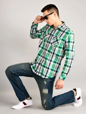 Medium Indigo Logan Straight Fit Jeans Tim Paris