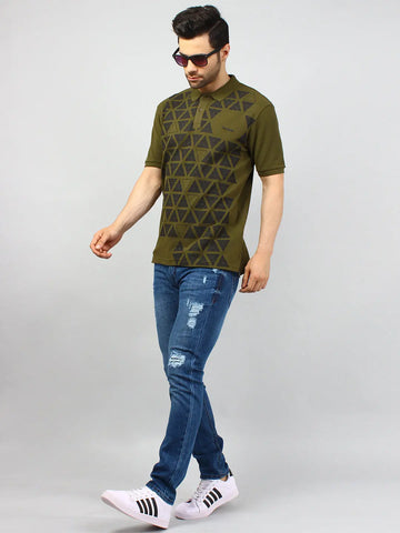 Medium Indigo Ferdinand Slim Tapered Fit Jeans Tim Paris