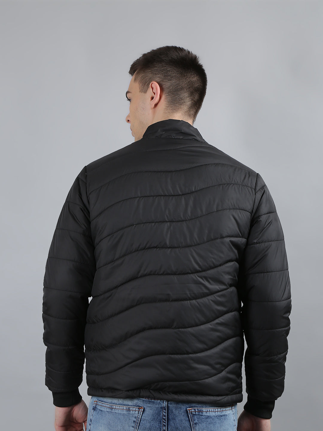Black Solid Heavy Jacket