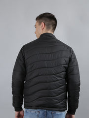 Black Solid Heavy Jacket