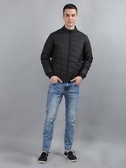 Black Solid Heavy Jacket