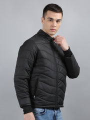 Black Solid Heavy Jacket