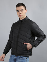 Black Solid Heavy Jacket