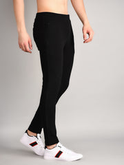 Black Printed Regular Fit Jogger
