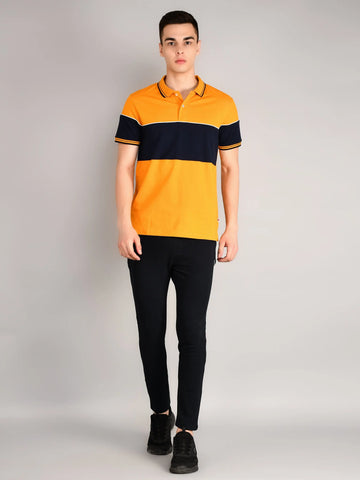 Navy Printed Regular Fit Jogger TIM PARIS