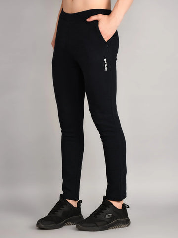 Navy Printed Regular Fit Jogger TIM PARIS
