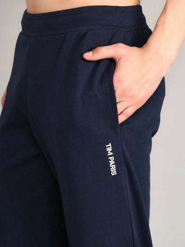 Blue Regular Fit Lounge Pant Tim Paris