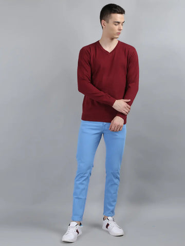 Tim Paris Wine Mock Neck Pullover Tim Paris