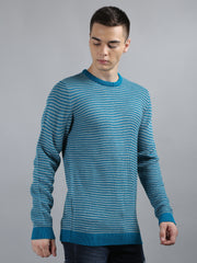 Tim Paris Green Round Neck Pullover