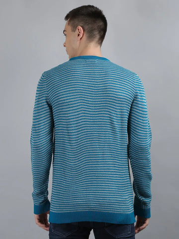 Tim Paris Green Round Neck Pullover Tim Paris