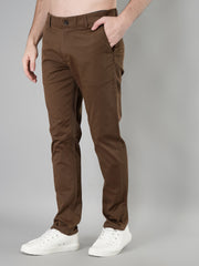 Black Solid Regular Fit Chinos