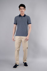 Black Solid Regular Fit Chinos